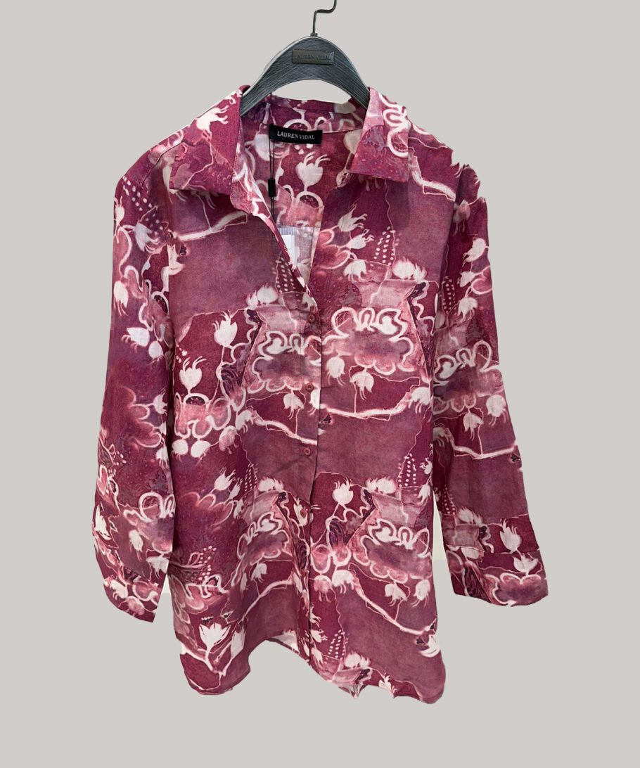 Printed Linen Shirt